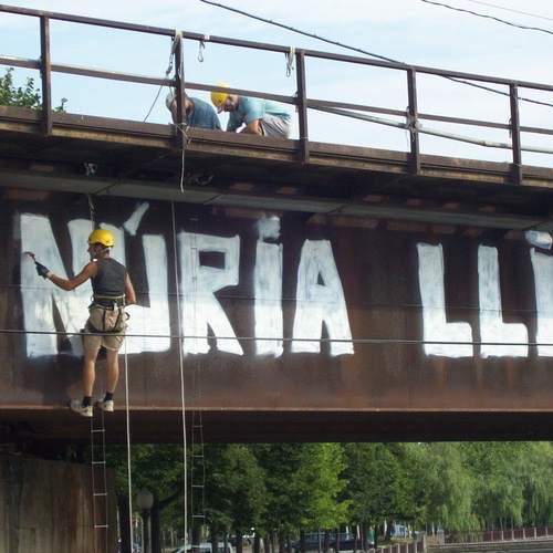 Limpieza de graffitis en Lleida